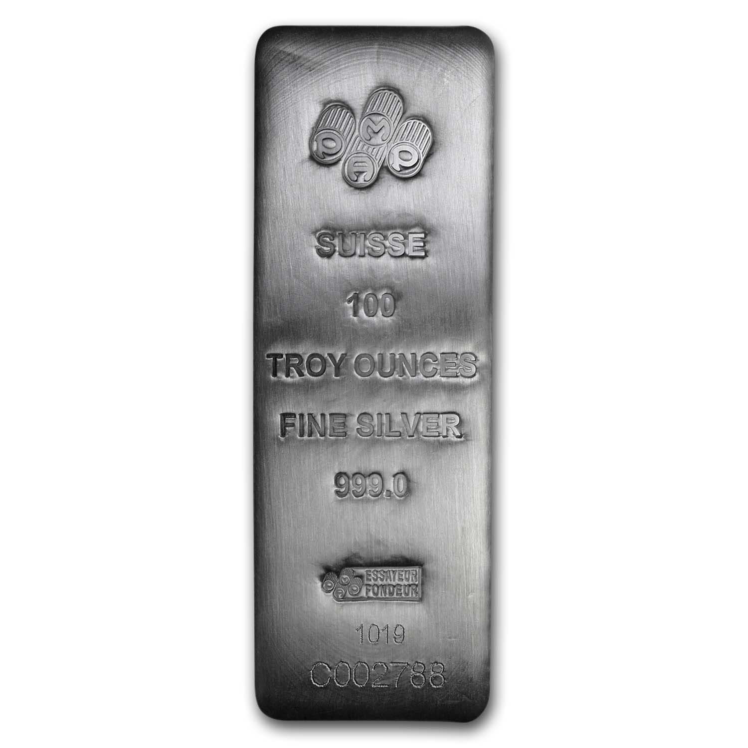 100 oz silver shop bar