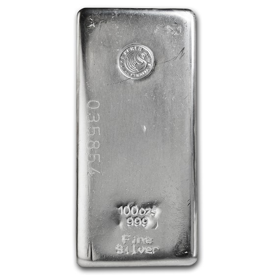 100 oz Silver Bar - Perth Mint 100 oz Silver Bar - Perth Mint