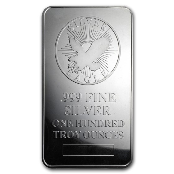 100 oz Silver Bar - Sunshine (Struck) 100 oz Silver Bar - Sunshine (Struck)
