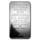 100 oz Silver Bar - U.S. Assay Office (Pressed) 100 oz Silver Bar - U.S. Assay Office (Pressed)