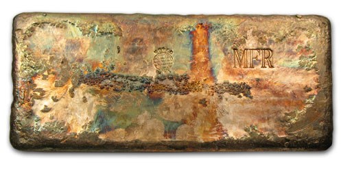 100 oz Silver Bar - World Mint MFR (Poured)
