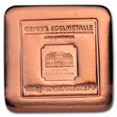 1000 gram Copper Bar - Geiger (Poured, .999 Fine) 1000 gram Copper Bar - Geiger (Poured, .999 Fine)