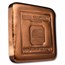 1000 gram Copper Square Bar - Geiger (Poured, .999 Fine)