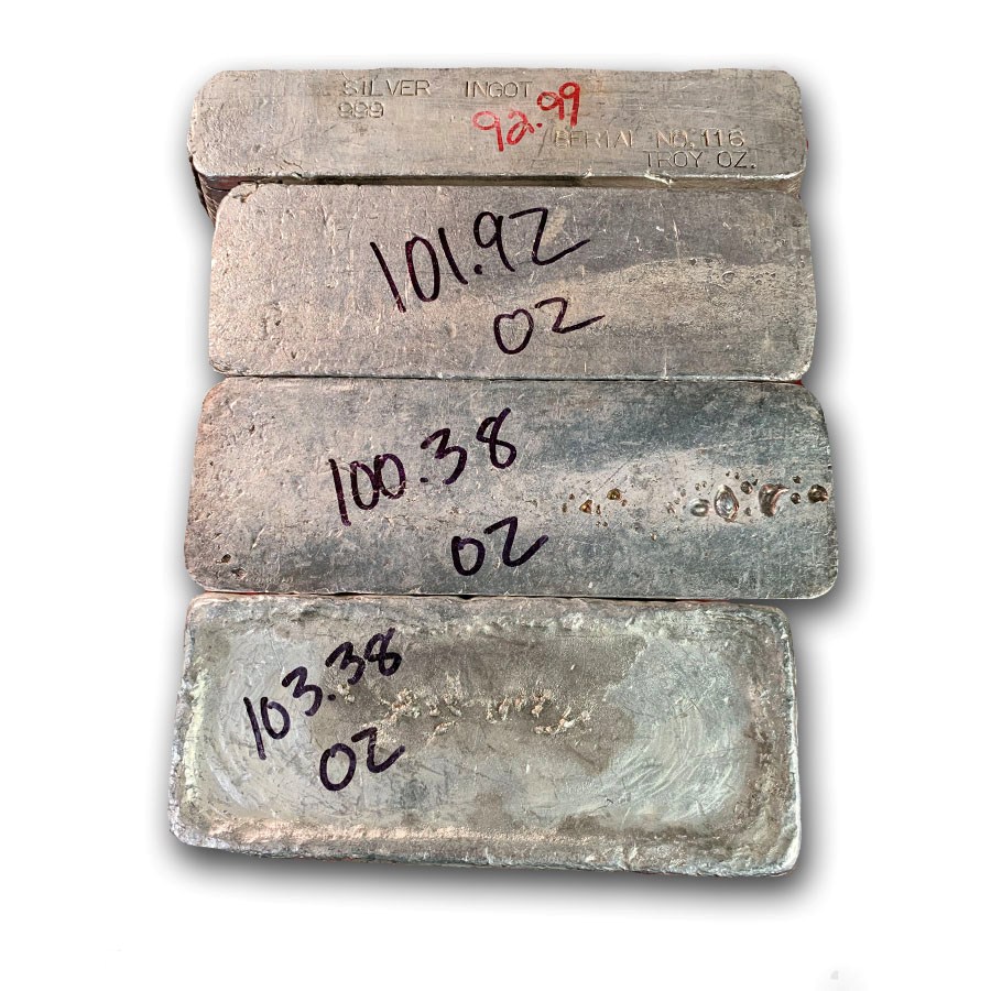 Buy 101 oz Silver Bar - Secondary Market | APMEX