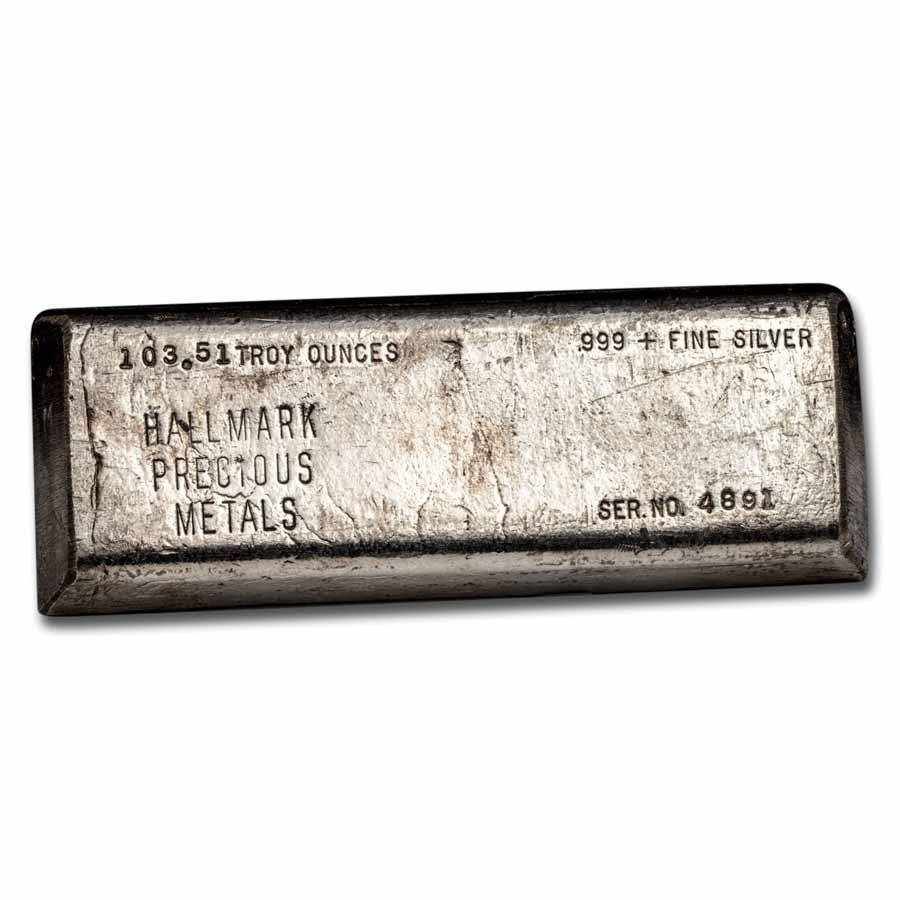 103.51 oz Silver Bar - Hallmark Precious Metals