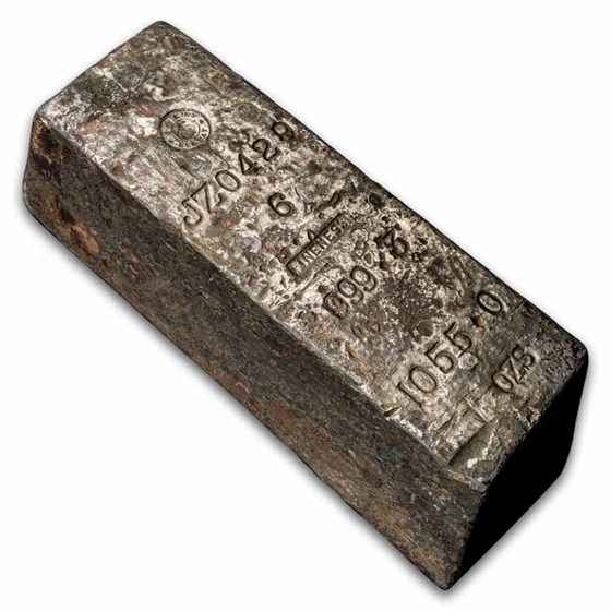 1052.4 oz Silver Bar - SS Gairsoppa Silver Ingot