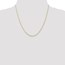 10K 1.5mm Diamond-Cut Lightweight Rope Chain - 20 in.