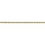 10K 1.5mm Diamond-Cut Lightweight Rope Chain - 20 in.