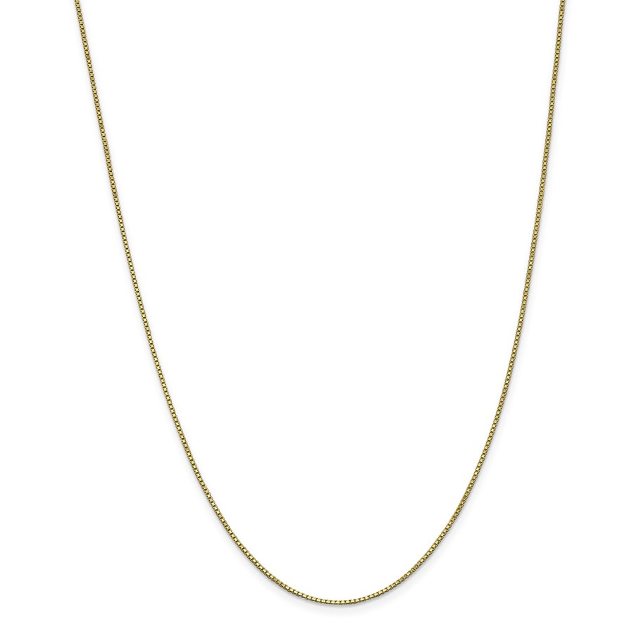 10K 1 mm Box Chain - 24 in.