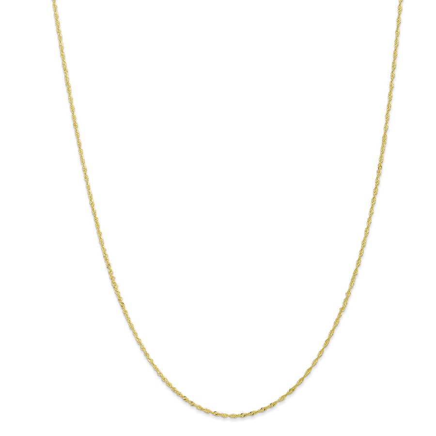 10K 1 mm Singapore Chain - 20 in.
