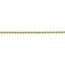 10K 2.25mm Diamond-Cut Rope Chain - 22 in.