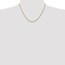 10K 2.5mm Diamond-Cut Lightweight Rope Chain - 18 in.