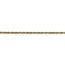10K 2.5mm Diamond-Cut Lightweight Rope Chain - 18 in.