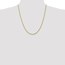 10K 2.5mm Diamond-Cut Rope Chain - 22 in.