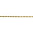 10K 2.5mm Diamond-Cut Rope Chain - 22 in.
