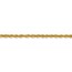 10K 3.0mm Diamond-Cut Lightweight Rope Chain - 20 in.