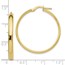 10K Polished Hoop Earrings - 32 mm