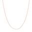 10K Rose Gold 0.6 mm Rope Chain w Spring Ring - 18in.