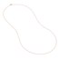 10K Rose Gold 0.6 mm Rope Chain w Spring Ring - 18in.
