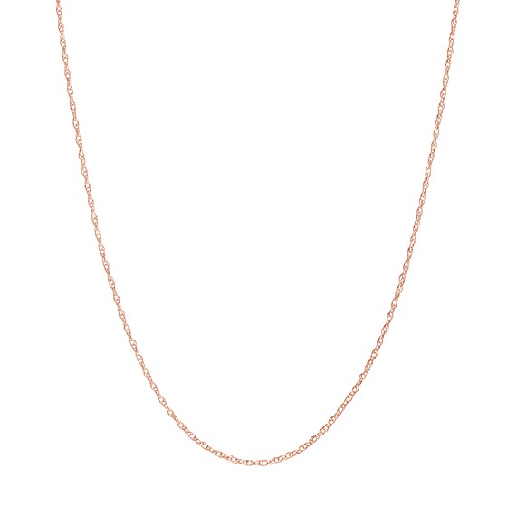 10K Rose Gold 0.7 mm Replacement Rope Chain - 18in. 10K Rose Gold 0.7 mm Replacement Rope Chain - 18in.