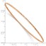 10K Rose Gold 1.5mm Rose Gold Diamond-Cut Bangle Bracelet - 8 in.