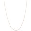 10K Rose Gold .6 mm Carded Cable Rope Chain - 18 in.