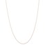 10K Rose Gold .6 mm Carded Cable Rope Chain - 18 in.