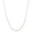 10K Rose Gold .7 mm Carded Cable Rope Chain - 18 in.