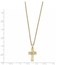 10K Tri-Color Black Hills Gold Crucifix Necklace - 18 in.