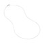 10K White Gold 0.42 mm Box Chain with Spring Ring Clasp - 20in.