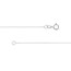 10K White Gold 0.42 mm Box Chain with Spring Ring Clasp - 20in.