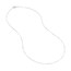 10K White Gold 0.55 mm Box Chain w Spring Ring Clasp - 18in.