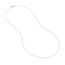 10K White Gold 0.75 mm Rope Chain w Spring Ring - 18in.