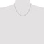 10K White Gold 1.15mm Carded Cable Rope Chain - 18 in.