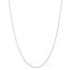 10K White Gold 1.15mm Carded Cable Rope Chain - 18 in.