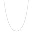10K White Gold 1.15mm Carded Cable Rope Chain - 20 in.