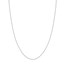 10K White Gold 2 mm Rope Chain with Lobster Clasp - 20in.