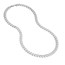 10K White Gold 8.5 mm Concave Cuban Chain w Lobster Clasp - 30in.