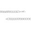 10K White Gold 8.5 mm Concave Cuban Chain w Lobster Clasp - 30in.