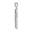10K White Gold Large 1/10ct. Diamond Cross Pendant - 29.5 mm