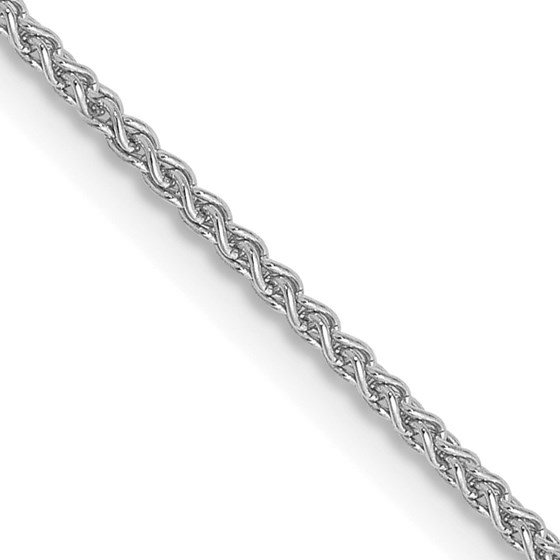 10K White Gold WG 1.25mm Spiga Chain - 22 in. 10K White Gold WG 1.25mm Spiga Chain - 22 in.
