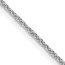 10K White Gold WG 1.2mm Cable Chain - 16 in.