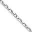 10K White Gold WG 1.8mm D/C Cable Chain - 22 in.