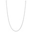 10K White Gold WG 1mm Cable Chain - 22 in.