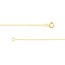 10K Yellow Gold 0.6 mm Rope Chain w Spring Ring - 18in.