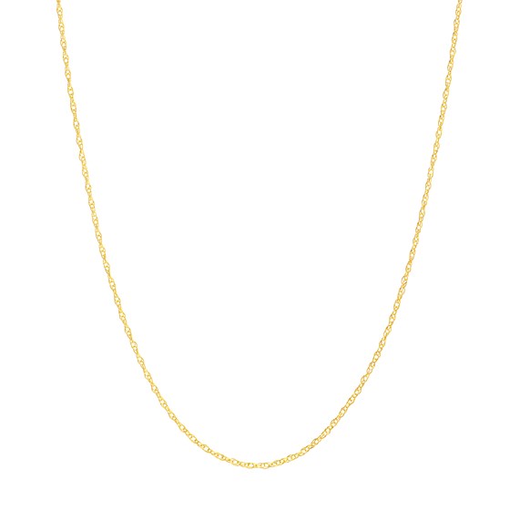10K Yellow Gold 0.7 mm Replacement Rope Chain - 18in.