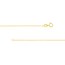 10K Yellow Gold 0.75 mm Rope Chain w Spring Ring - 18in