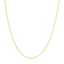 10K Yellow Gold 0.8 mm Cable Chain with Spring Ring Clasp - 24in.