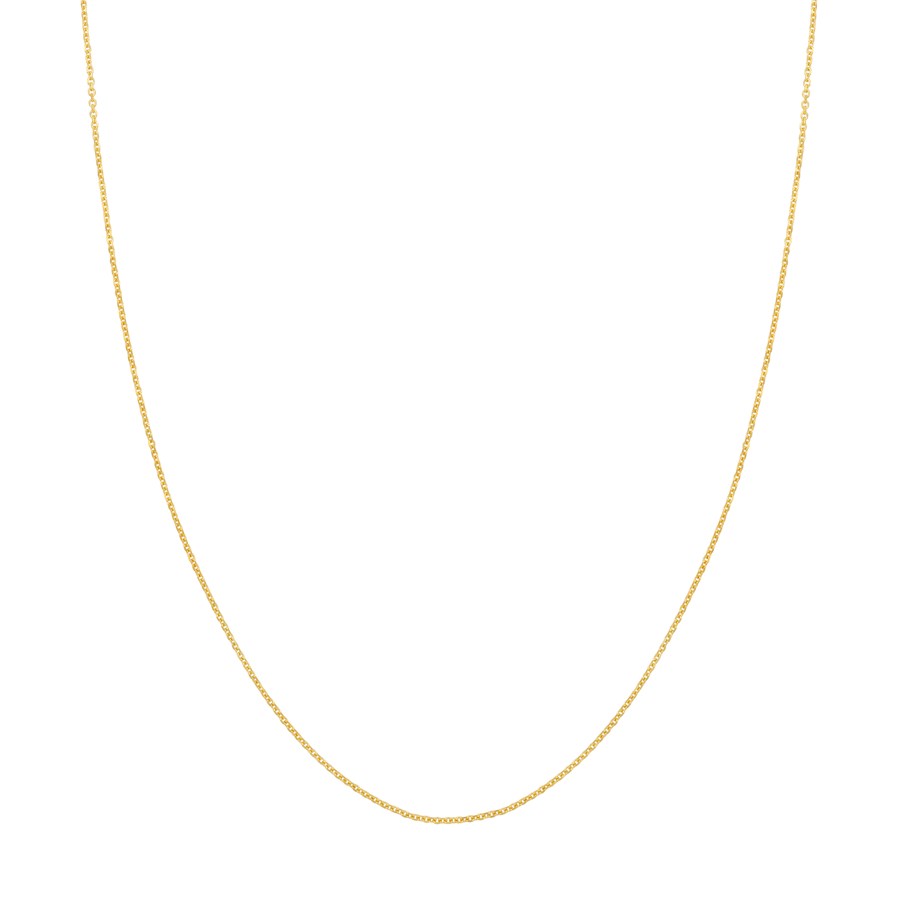 10K Yellow Gold 1.05 mm DC Cable Chain with Lobster Clasp - 16in.