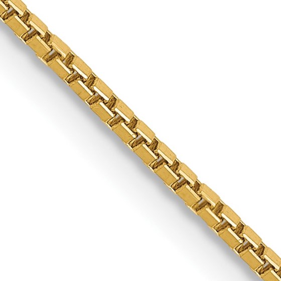 10K Yellow Gold 1.05mm Box Chain - 18 in.